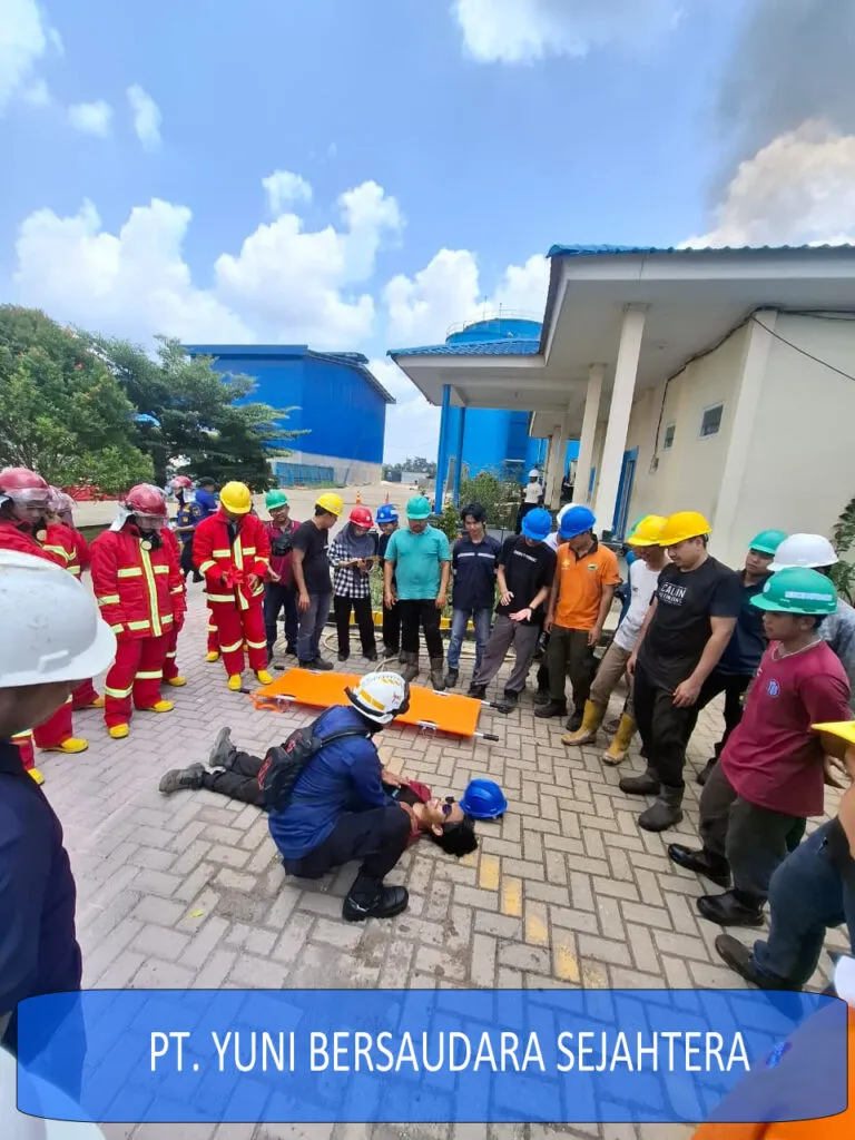 Simulasi Kebakaran PT Yuni Bersaudara Sejahtera2